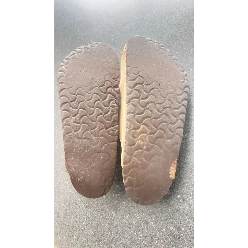 BIRKENSTOCK Leather Slides Sandals Shoes size 11